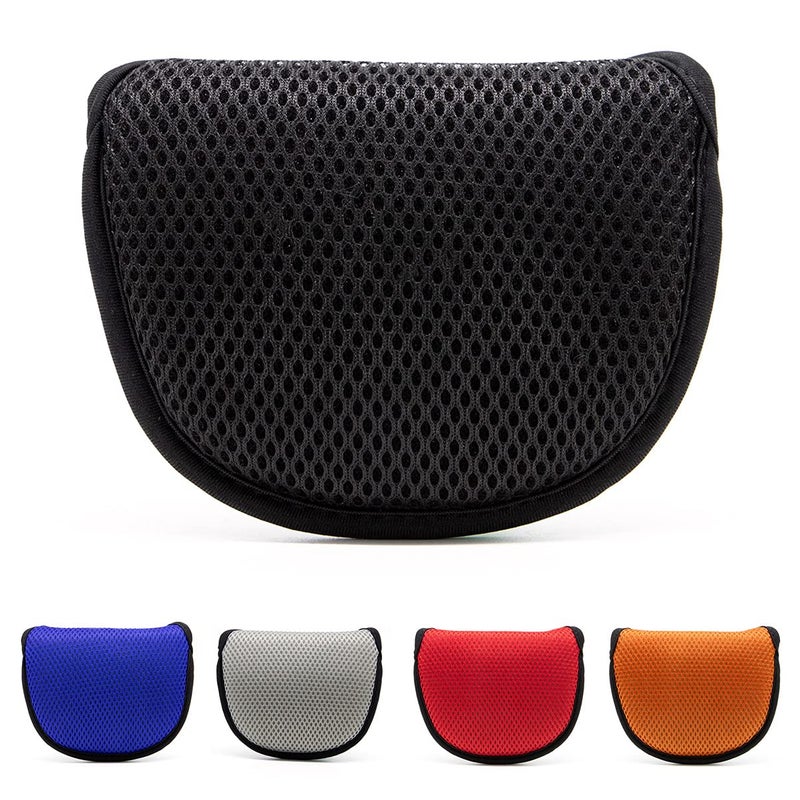 Barudan Golf Mesh غطاء مضرب خفيف الوزن، غطاء رأس مضرب مطرقة، غطاء رأس لنادي Odyssey 2ball، سكوتي كاميرون فوتورا بينج تايلور، 4 ألوان اختيارية، أسود، أزرق، أحمر، رمادي (أحمر) - Image 2